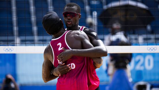 Japan Olympics 2020 Beach Volleyball Men Plavins/Tocs - Cherif/Ahmed