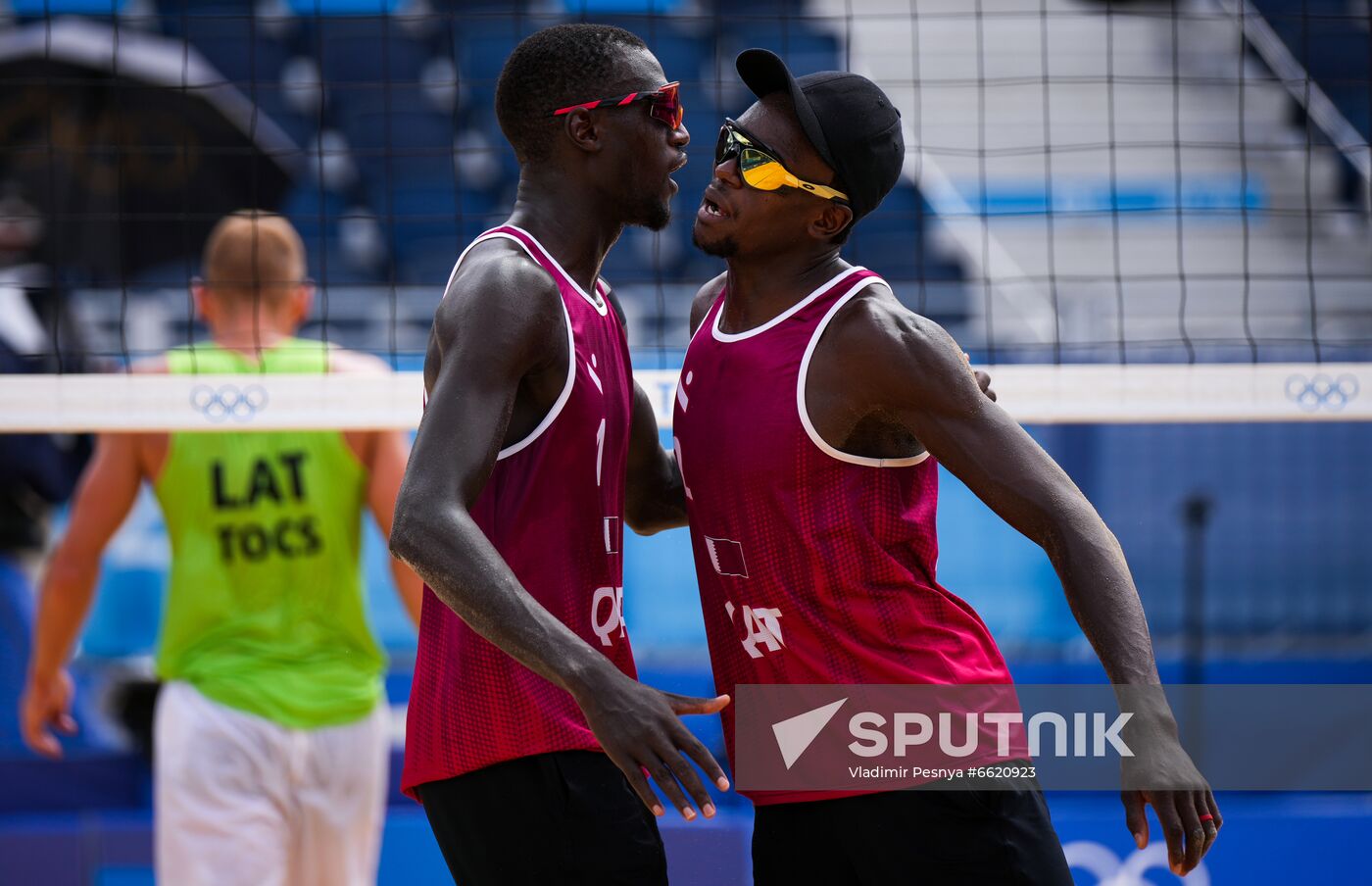 Japan Olympics 2020 Beach Volleyball Men Plavins/Tocs - Cherif/Ahmed