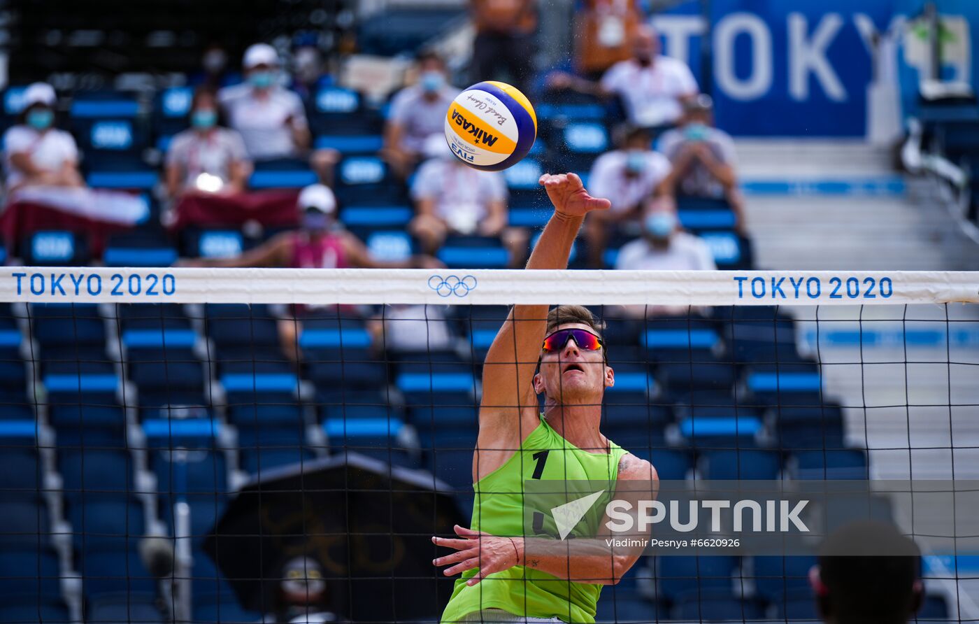 Japan Olympics 2020 Beach Volleyball Men Plavins/Tocs - Cherif/Ahmed