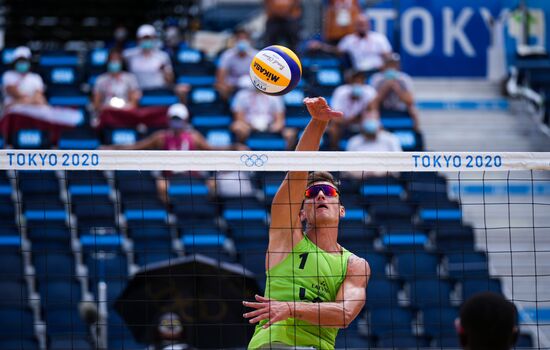 Japan Olympics 2020 Beach Volleyball Men Plavins/Tocs - Cherif/Ahmed