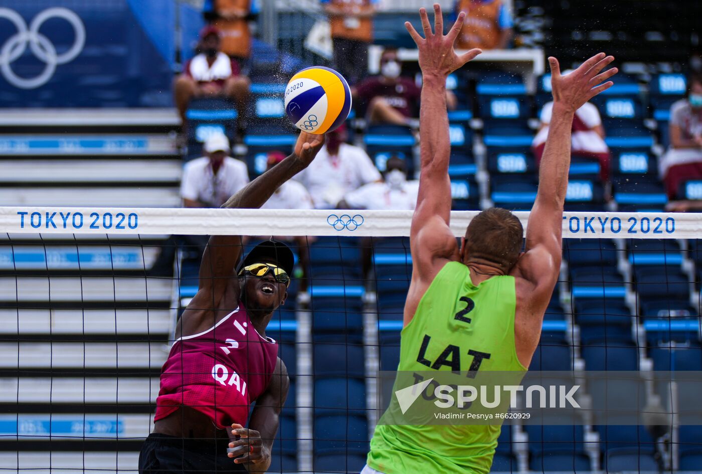 Japan Olympics 2020 Beach Volleyball Men Plavins/Tocs - Cherif/Ahmed