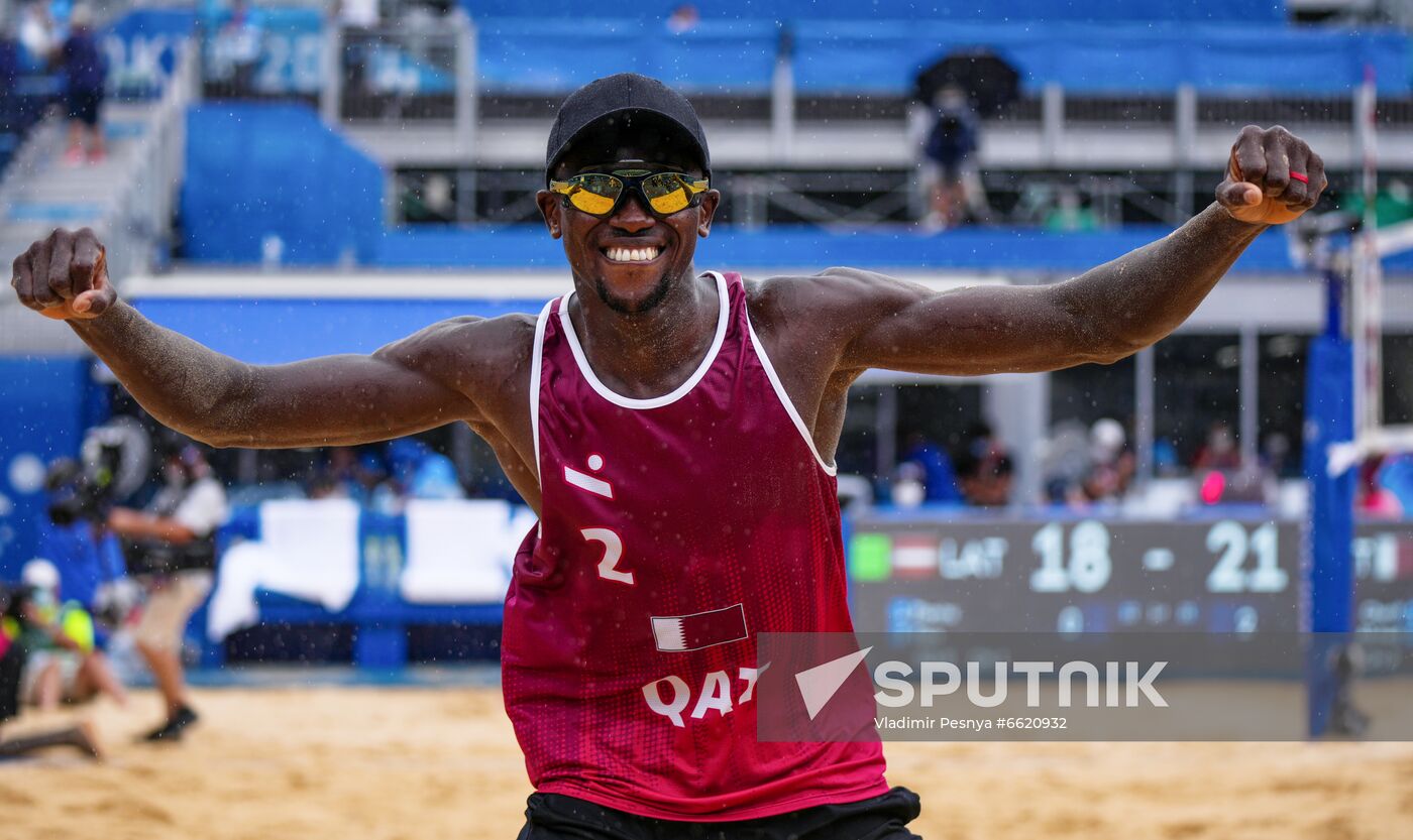 Japan Olympics 2020 Beach Volleyball Men Plavins/Tocs - Cherif/Ahmed