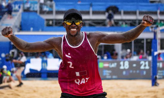 Japan Olympics 2020 Beach Volleyball Men Plavins/Tocs - Cherif/Ahmed