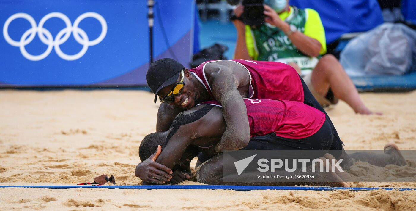 Japan Olympics 2020 Beach Volleyball Men Plavins/Tocs - Cherif/Ahmed