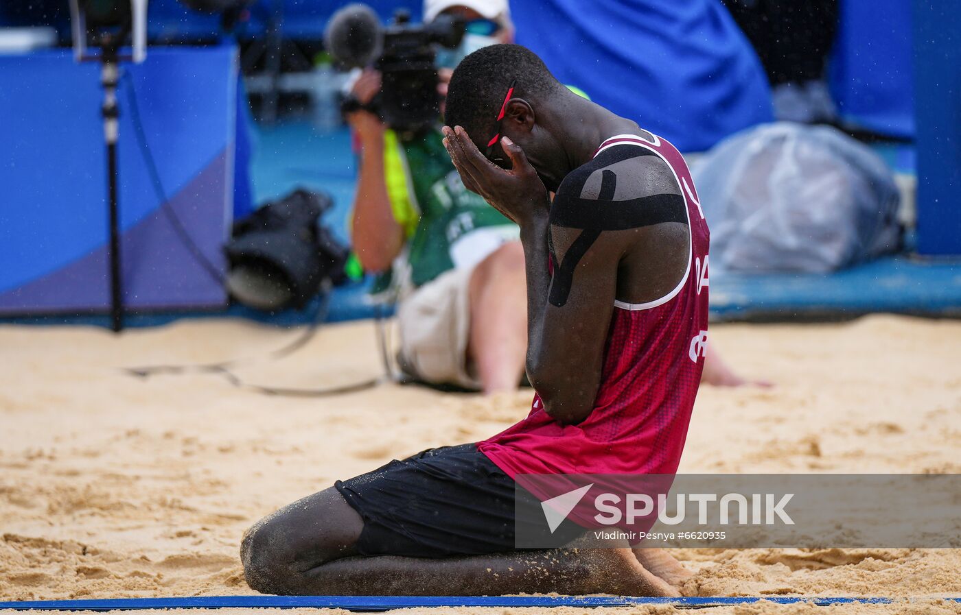 Japan Olympics 2020 Beach Volleyball Men Plavins/Tocs - Cherif/Ahmed