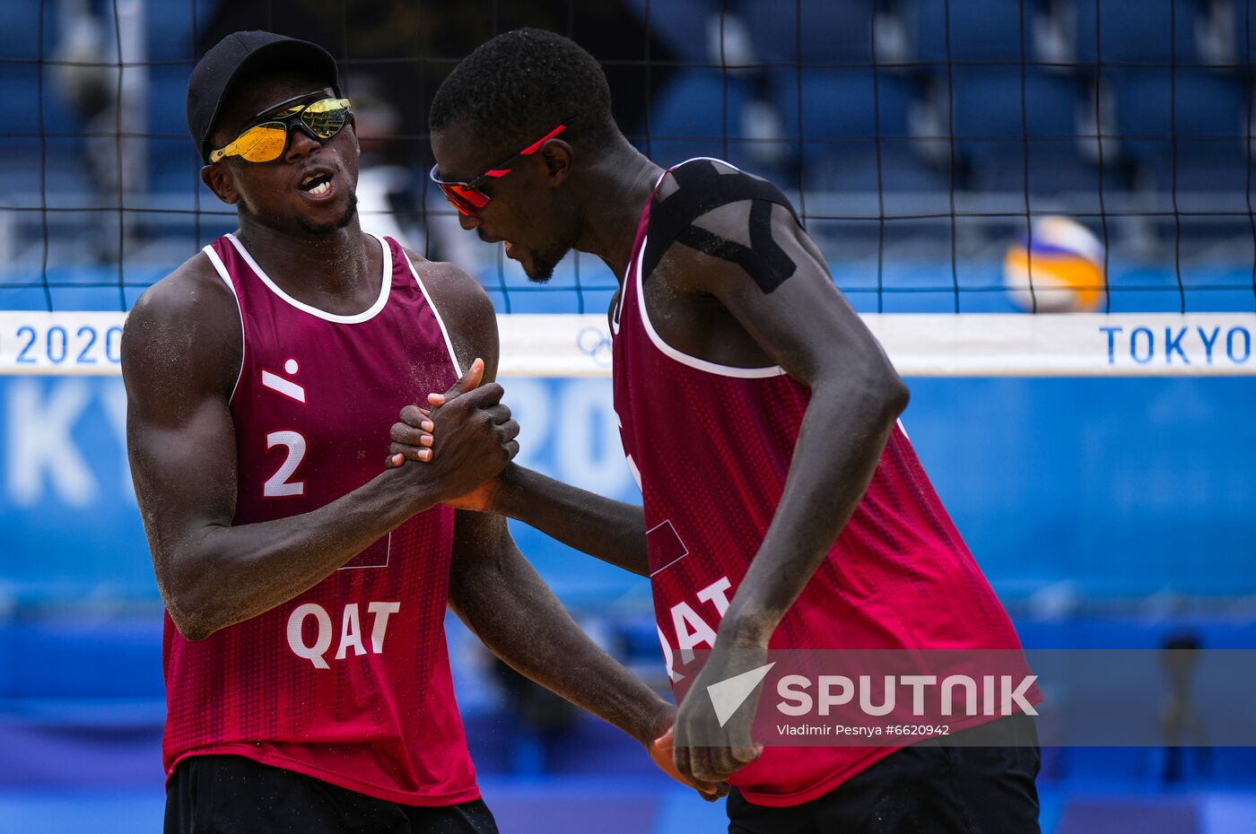 Japan Olympics 2020 Beach Volleyball Men Plavins/Tocs - Cherif/Ahmed