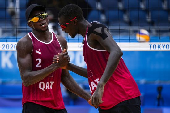 Japan Olympics 2020 Beach Volleyball Men Plavins/Tocs - Cherif/Ahmed