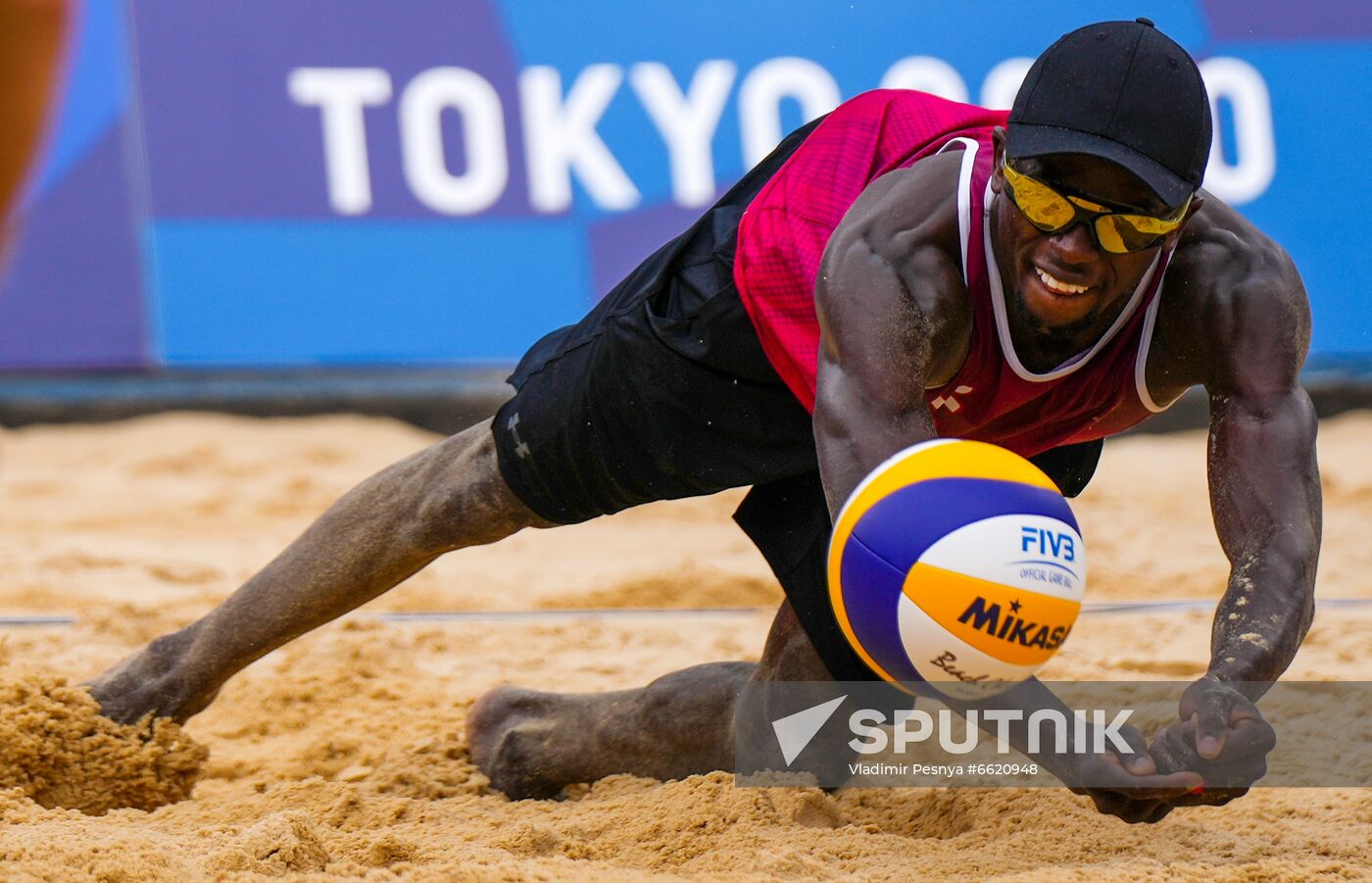 Japan Olympics 2020 Beach Volleyball Men Plavins/Tocs - Cherif/Ahmed