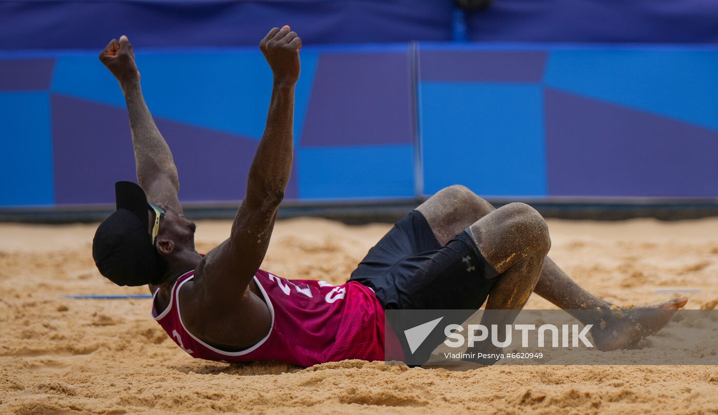 Japan Olympics 2020 Beach Volleyball Men Plavins/Tocs - Cherif/Ahmed