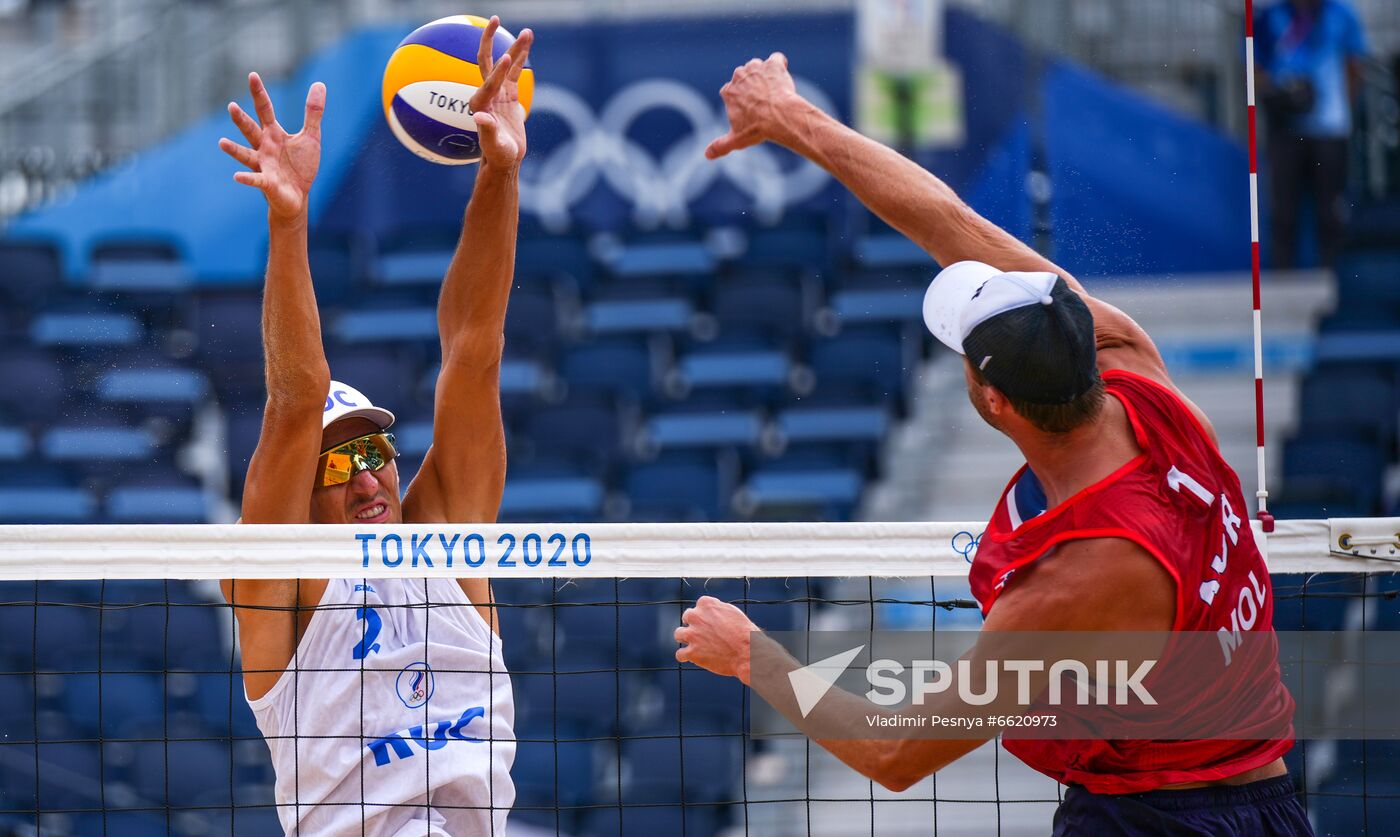 Japan Olympics 2020 Beach Volleyball Men Mol/Sorum - Krasilnikov/Stoyanovskiy