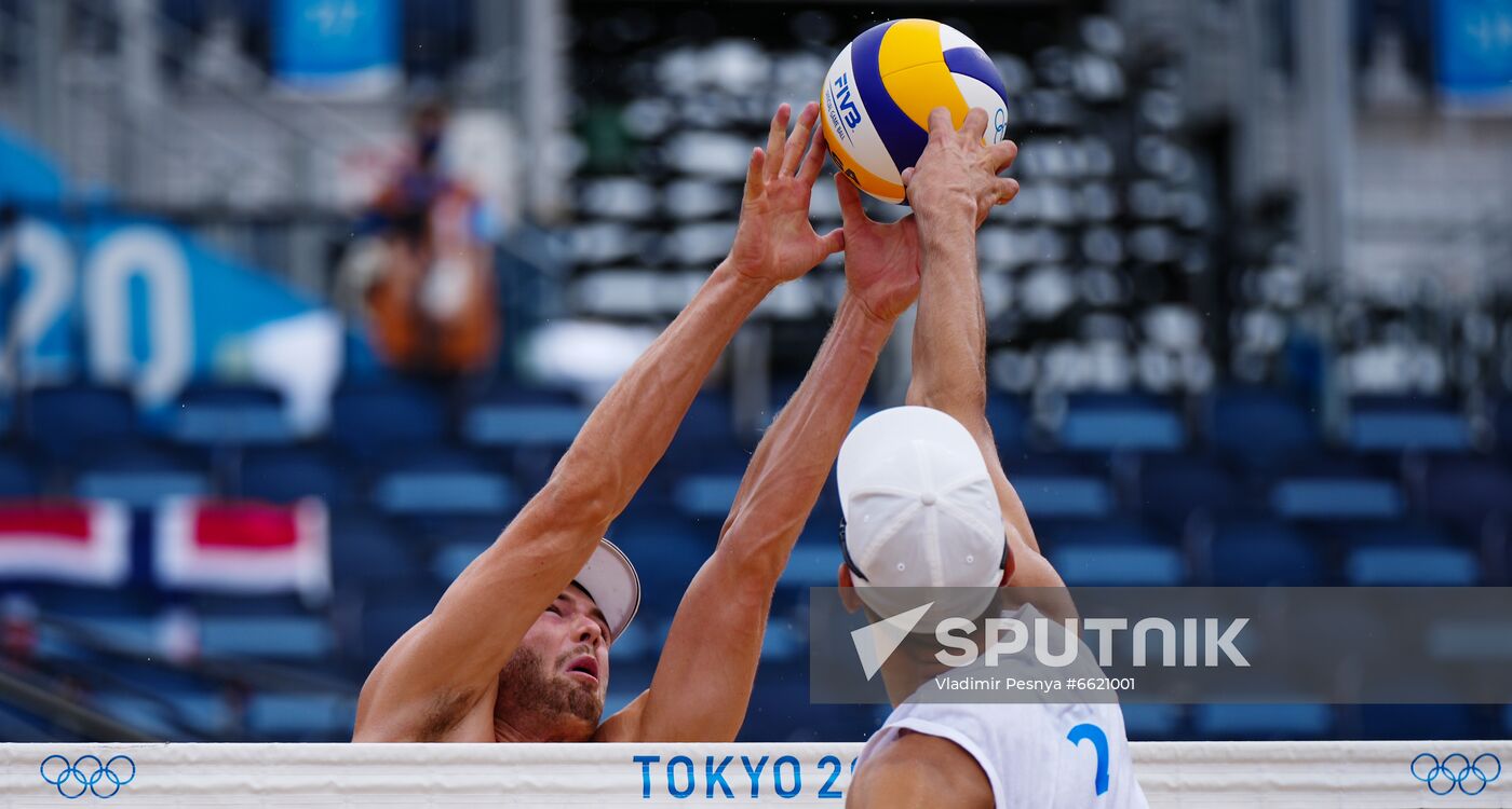 Japan Olympics 2020 Beach Volleyball Men Mol/Sorum - Krasilnikov/Stoyanovskiy