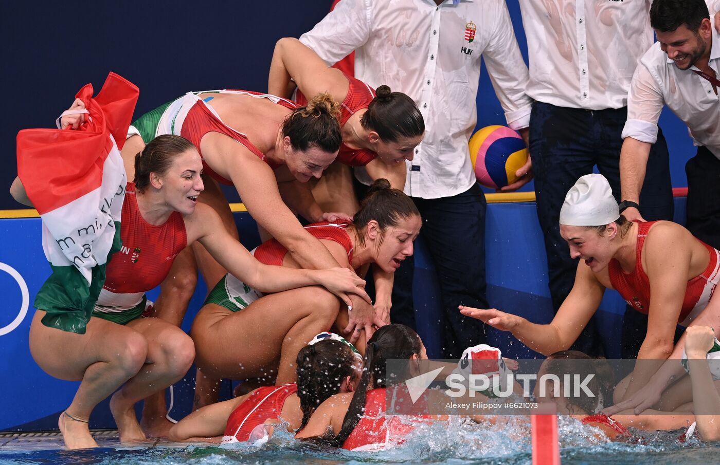 Japan Olympics 2020 Water Polo Women Hungary - ROC