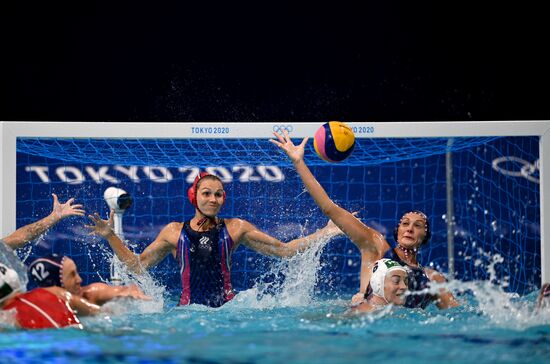 Japan Olympics 2020 Water Polo Women Hungary - ROC