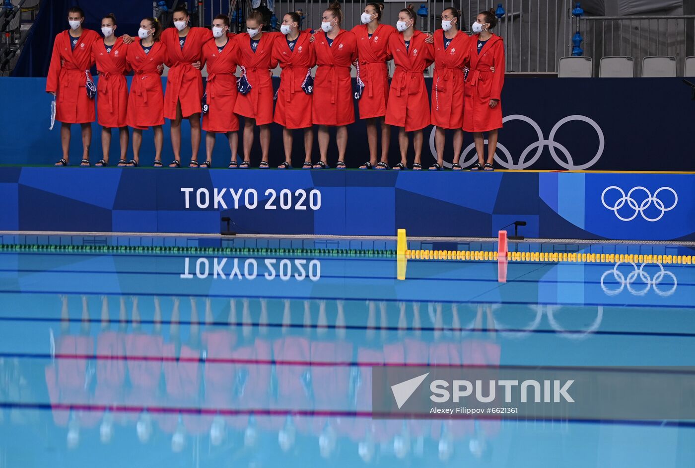 Japan Olympics 2020 Water Polo Women Hungary - ROC