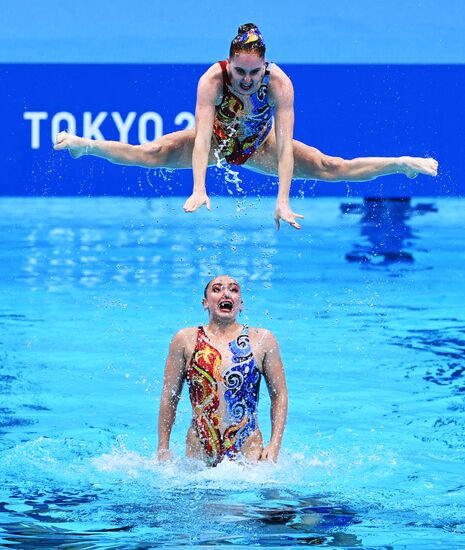 Japan Olympics 2020 Artistic Swimming Team Free Routine