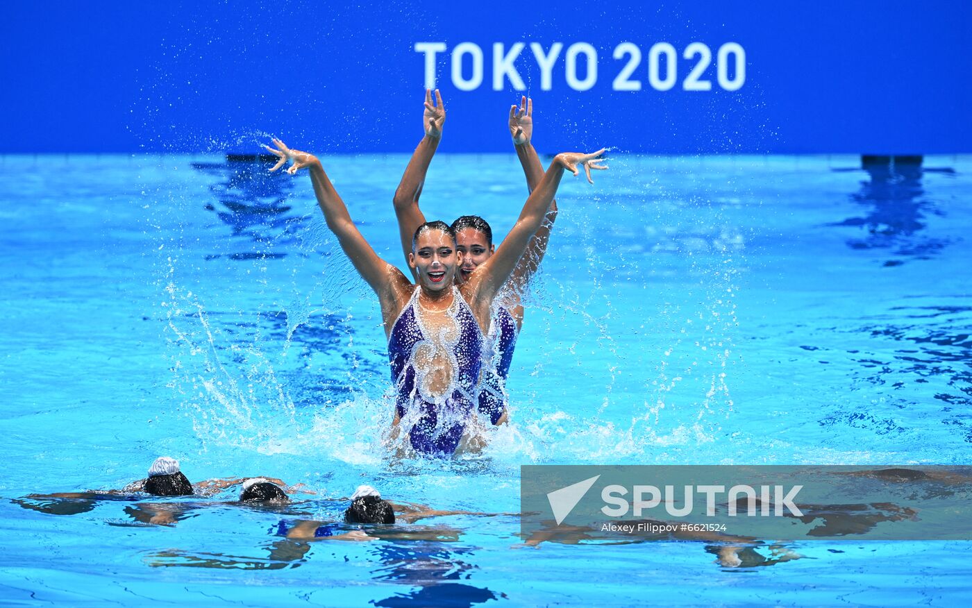 Japan Olympics 2020 Artistic Swimming Team Free Routine