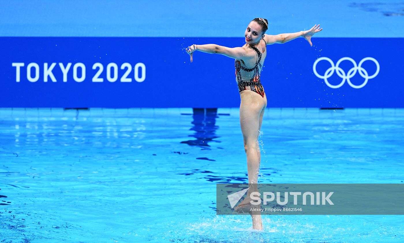 Japan Olympics 2020 Artistic Swimming Team Free Routine