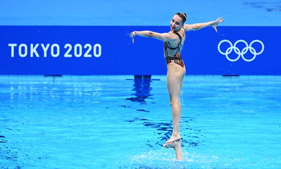 Japan Olympics 2020 Artistic Swimming Team Free Routine