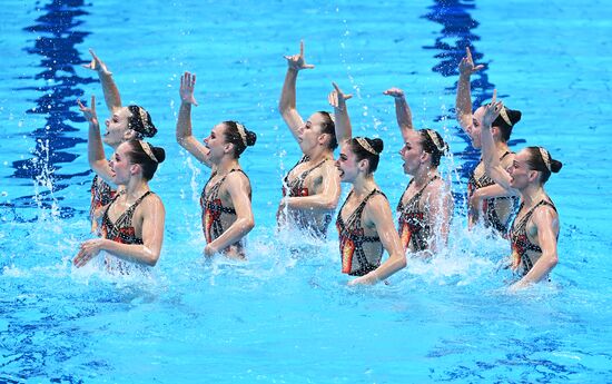 Japan Olympics 2020 Artistic Swimming Team Free Routine