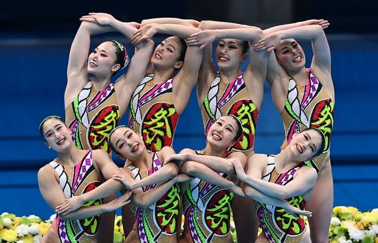 Japan Olympics 2020 Artistic Swimming Team Free Routine