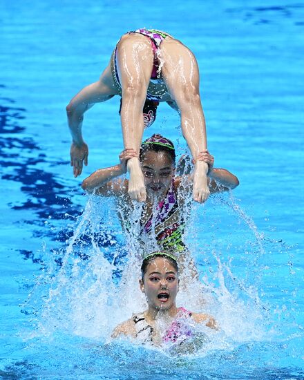 Japan Olympics 2020 Artistic Swimming Team Free Routine