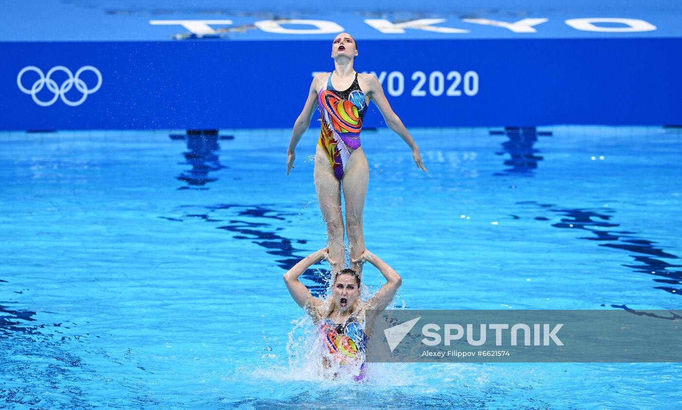 Japan Olympics 2020 Artistic Swimming Team Free Routine