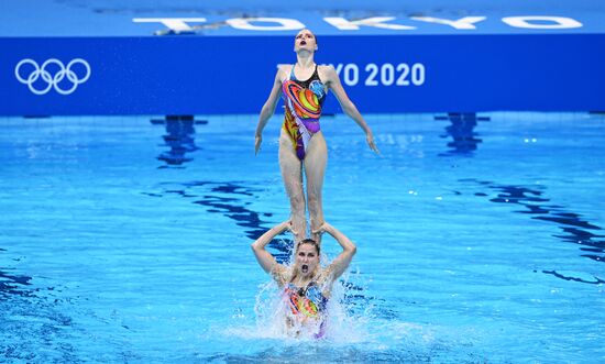 Japan Olympics 2020 Artistic Swimming Team Free Routine