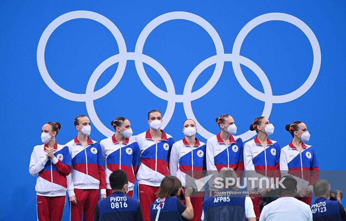 Japan Olympics 2020 Artistic Swimming Team Free Routine