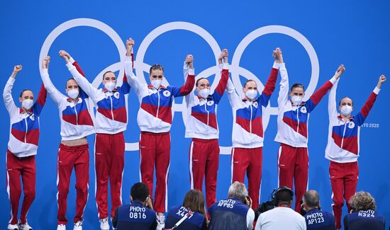 Japan Olympics 2020 Artistic Swimming Team Free Routine