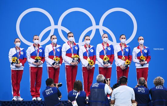 Japan Olympics 2020 Artistic Swimming Team Free Routine
