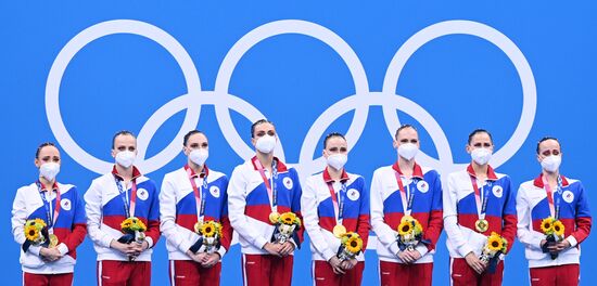 Japan Olympics 2020 Artistic Swimming Team Free Routine