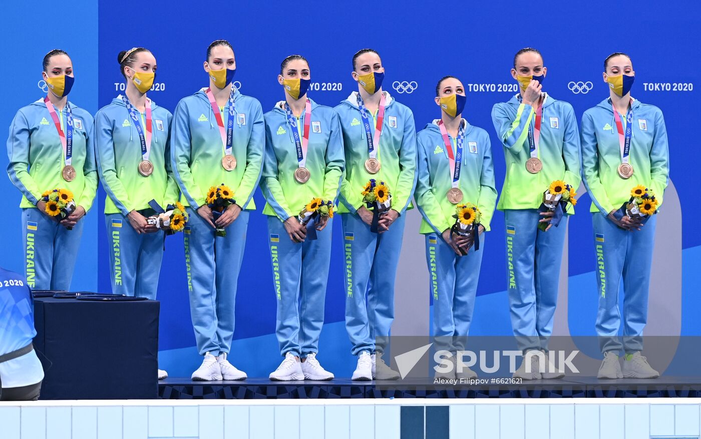 Japan Olympics 2020 Artistic Swimming Team Free Routine