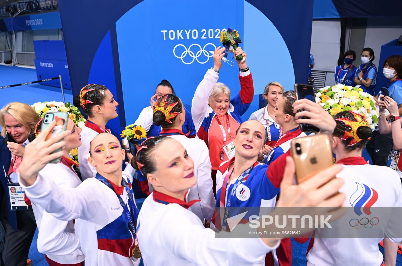 Japan Olympics 2020 Artistic Swimming Team Free Routine