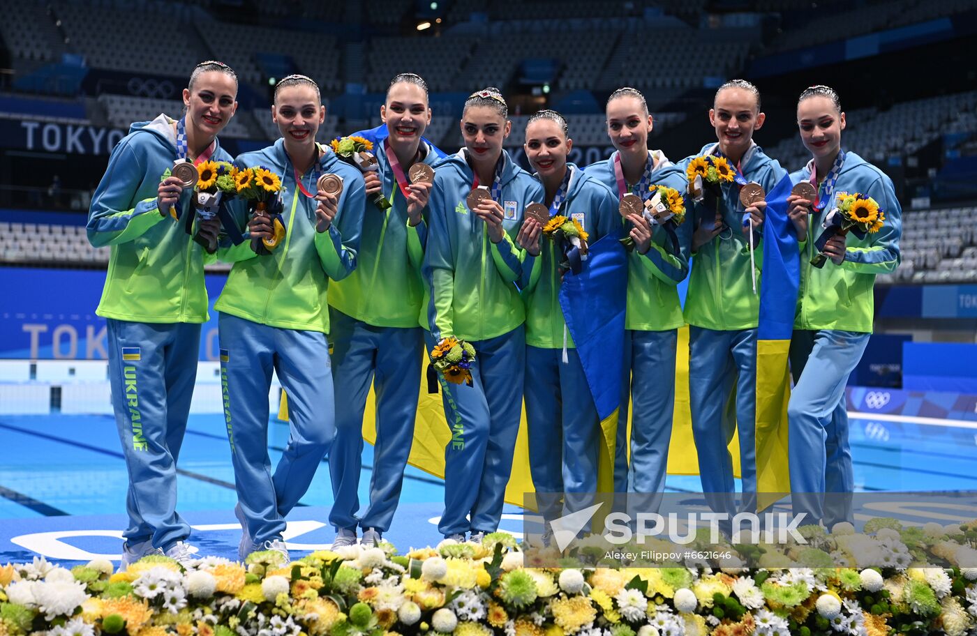 Japan Olympics 2020 Artistic Swimming Team Free Routine