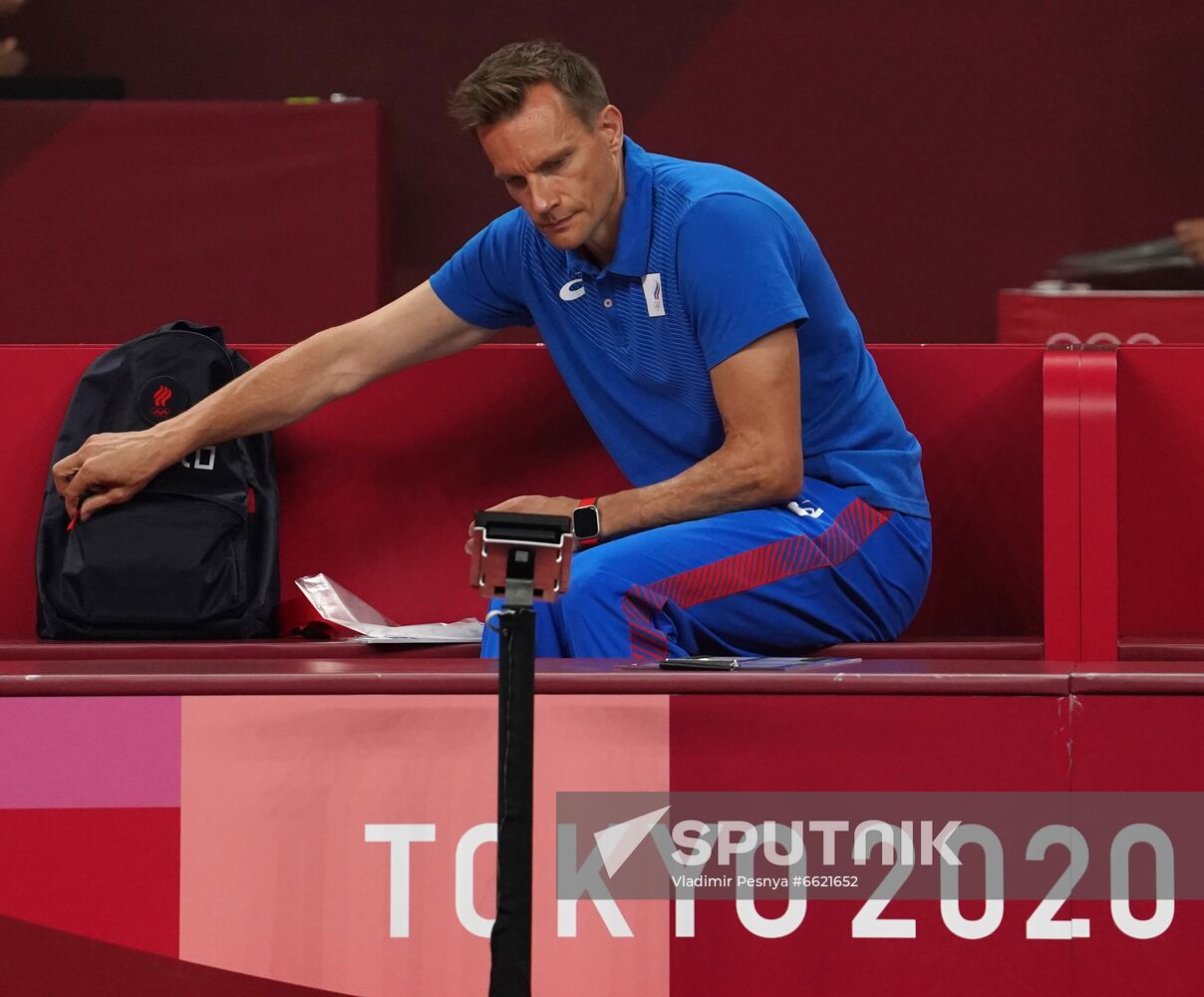 Japan Olympics 2020 Volleyball Men France - ROC