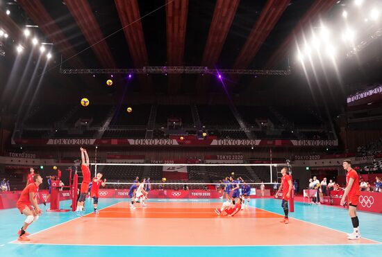 Japan Olympics 2020 Volleyball Men France - ROC