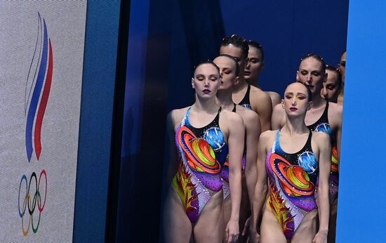 Japan Olympics 2020 Artistic Swimming Team Free Routine