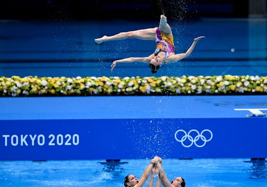 Japan Olympics 2020 Artistic Swimming Team Free Routine