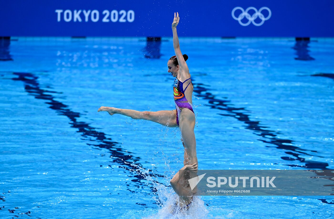 Japan Olympics 2020 Artistic Swimming Team Free Routine