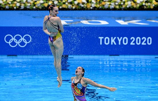 Japan Olympics 2020 Artistic Swimming Team Free Routine