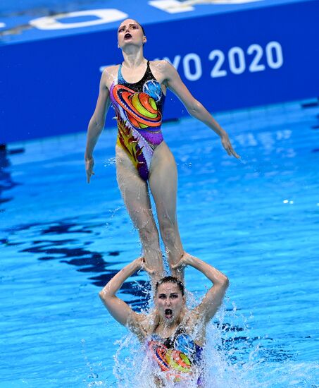 Japan Olympics 2020 Artistic Swimming Team Free Routine