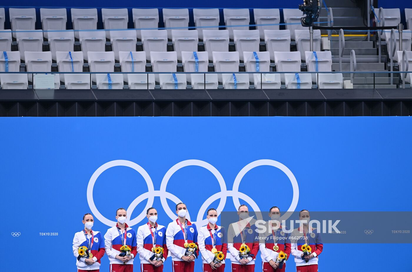 Japan Olympics 2020 Artistic Swimming Team Free Routine