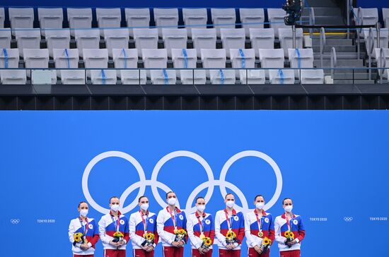 Japan Olympics 2020 Artistic Swimming Team Free Routine