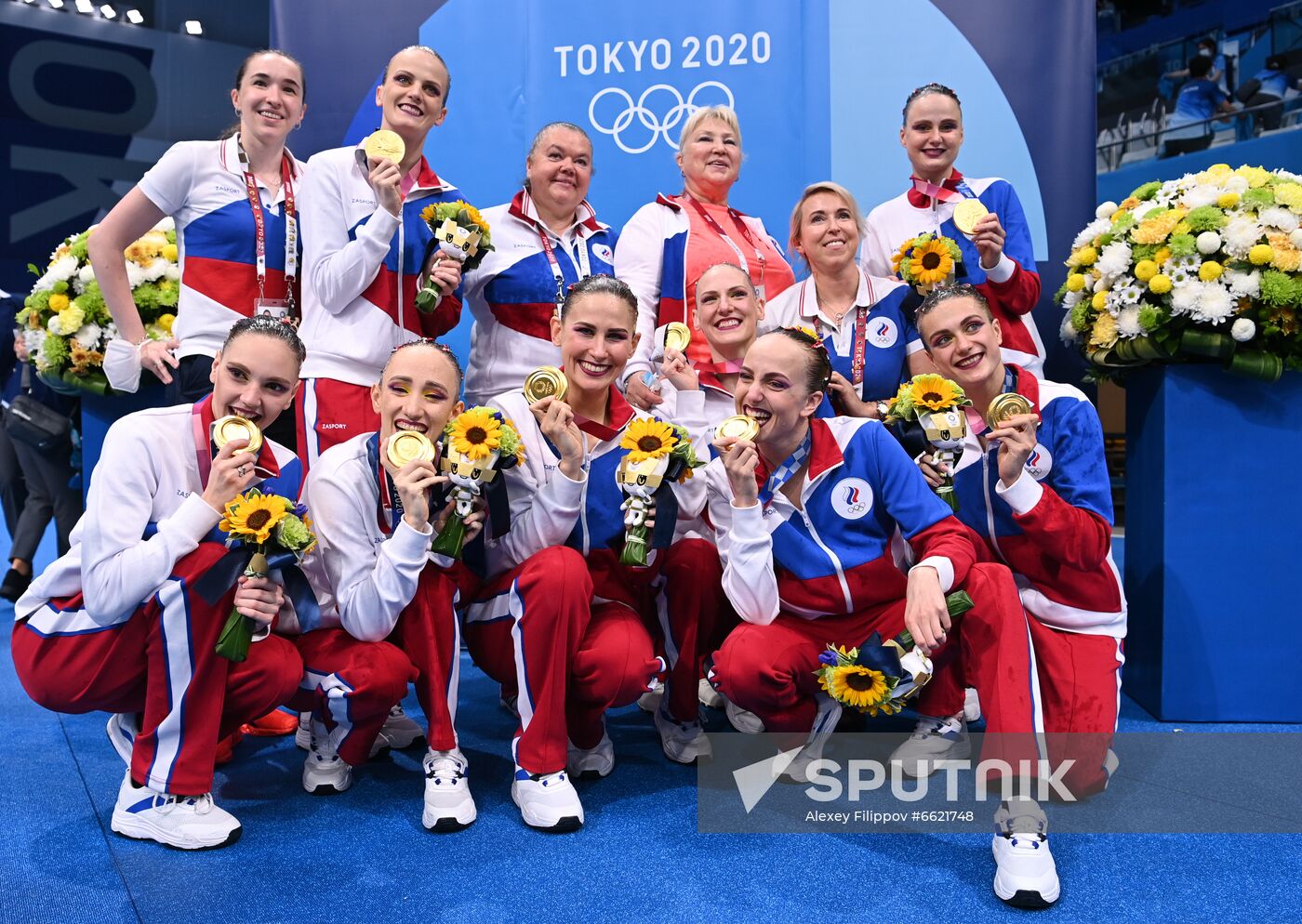 Japan Olympics 2020 Artistic Swimming Team Free Routine
