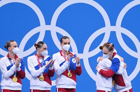Japan Olympics 2020 Artistic Swimming Team Free Routine