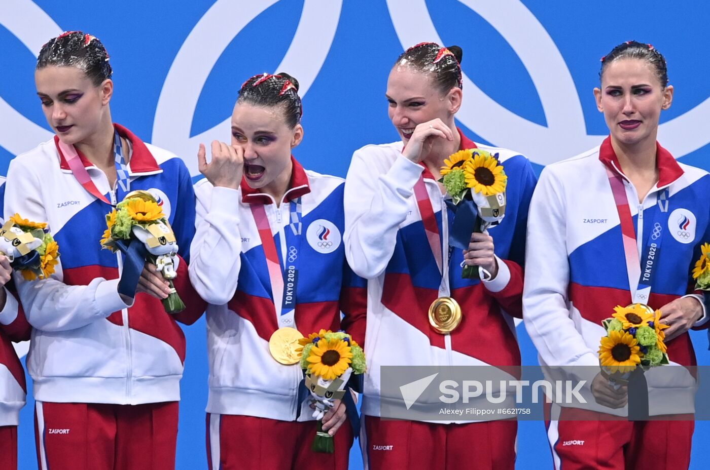 Japan Olympics 2020 Artistic Swimming Team Free Routine