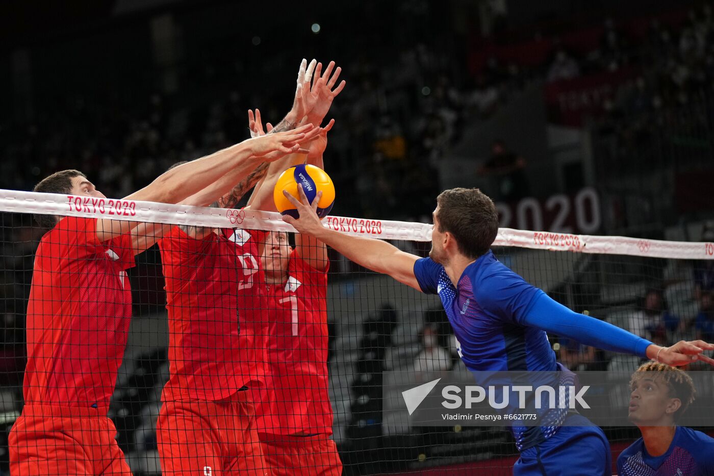 Japan Olympics 2020 Volleyball Men France - ROC