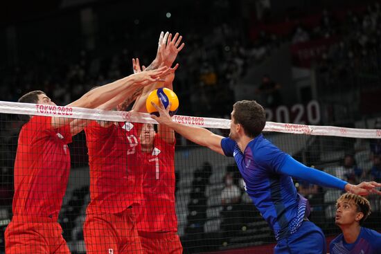 Japan Olympics 2020 Volleyball Men France - ROC