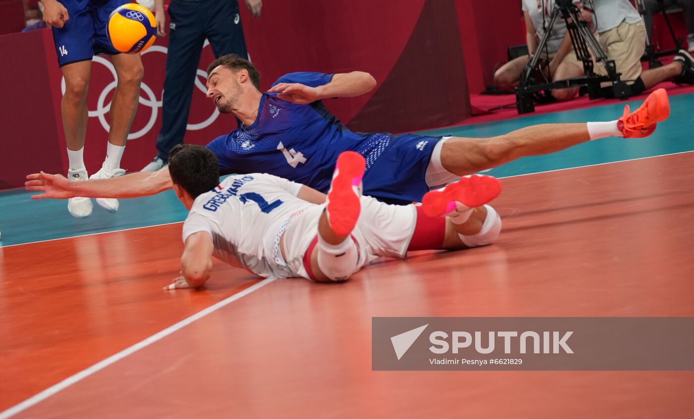 Japan Olympics 2020 Volleyball Men France - ROC
