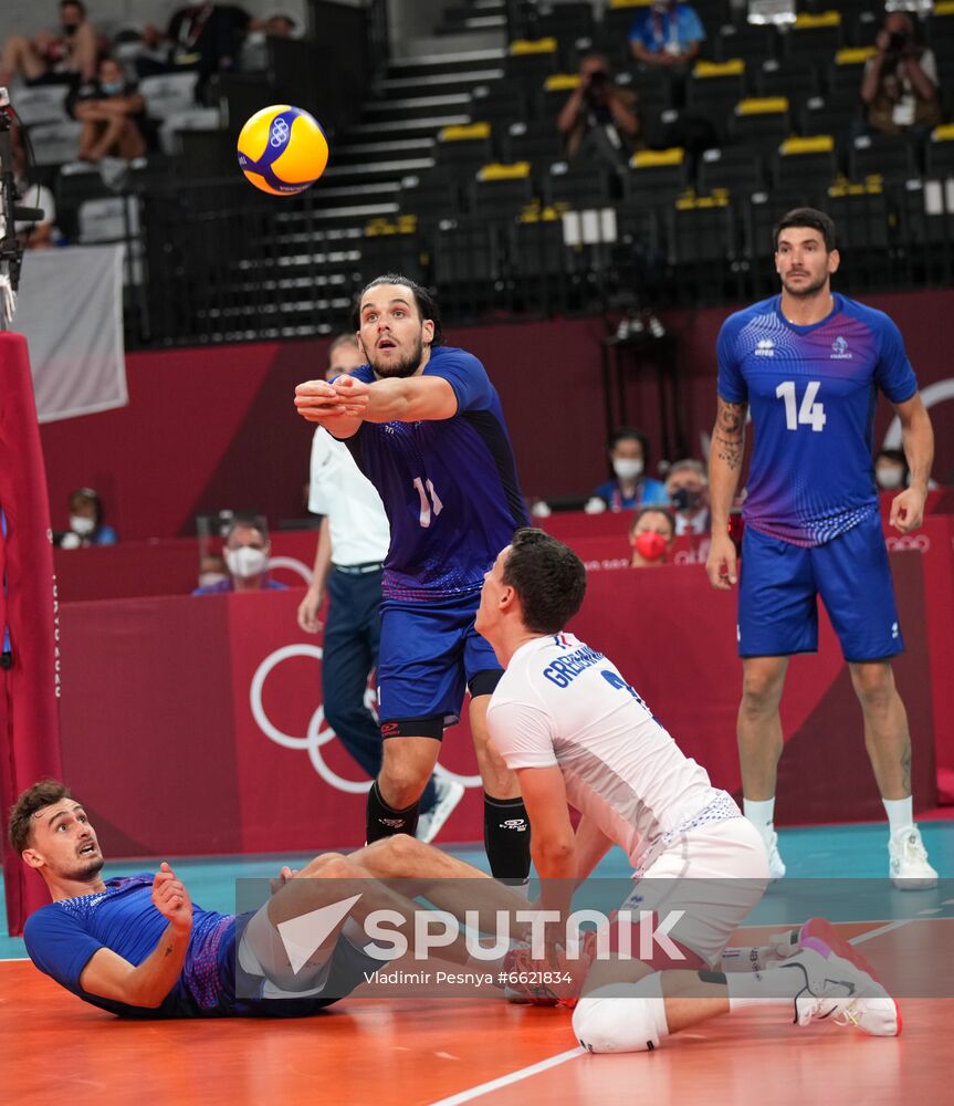 Japan Olympics 2020 Volleyball Men France - ROC